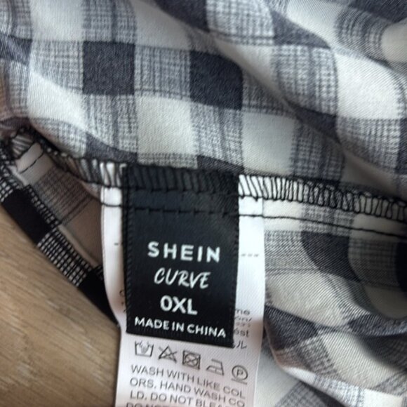 Shein Gingham Shirt - Picture 2 of 2